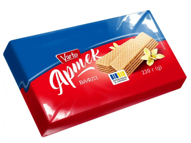 Вафлі Varto Артек, 220г